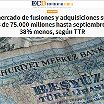 El mercado de fusiones y adquisiciones suma ms de 75.000 millones hasta septiembre, un 38% menos, segn TTR